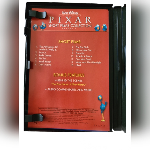 WALT DISNEY| PIXAR SHORT FILMS COLLECTION| VOLUME 1 DVD| RELEASED 2007| … - Picture 5 of 12